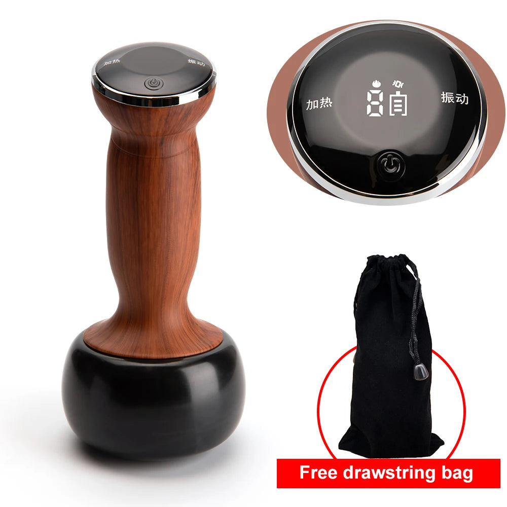 Electric Hot Stone Massager Warm Moxibustion Guasha Tool Wireless Hot Compress Body Scraping Physiotherapy Back Face Massage