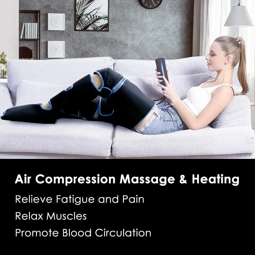 Foot Air Pressure Leg Massager Promotes Legs Blood Circulation Muscle Relaxation Lymphatic Drainage Body Massage Foot Massager