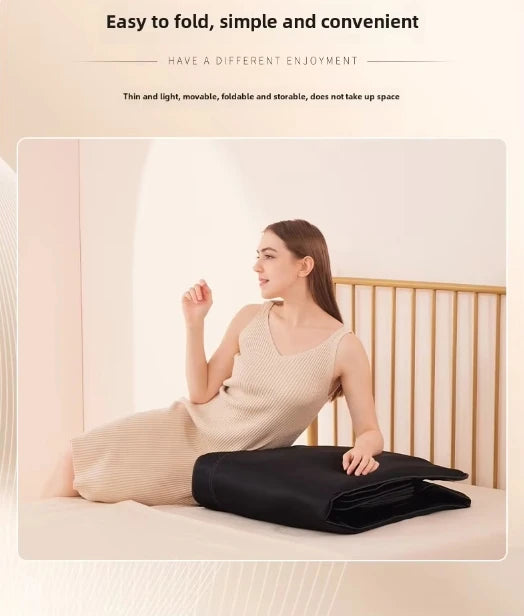 Upgrade Large Area Vibration Airbag Swing Heated Neck Massager Full Body Massage Mat Mattress Traction Lumbar with Remote Contro
