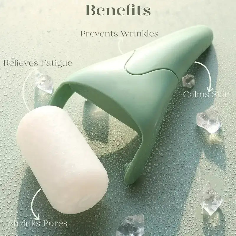 Ice Roller Massager for Face Lifting and Skin Tightening Multi-Body Stress Relief Massage Tool for Women Beauty and Skin Care