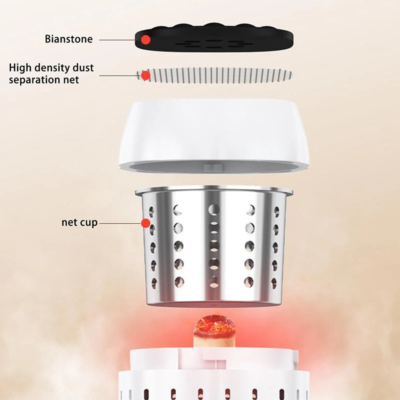 Moxibustion Scraping Massager Warm Body Massage Moxa Therapy Heating Acupressure Meridian Relieve Pain Moxibustion Instrument