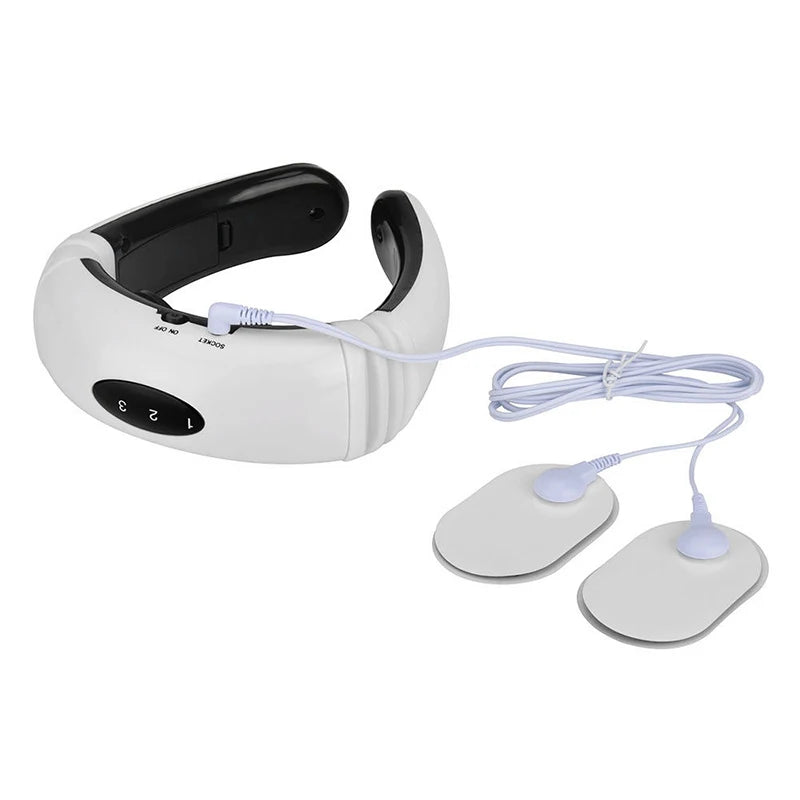 New Fashion Household Electric Pulse Shock Massage Neck Massager Products Intelligent Body Massage Tools