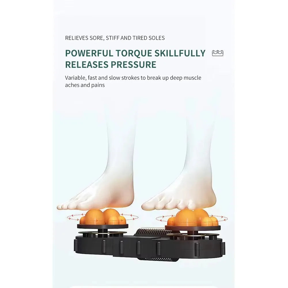 XINDU Hot Compression Electric Foot Massager Heating Therapy Shiatsu Kneading Roller Muscle Relaxation Pain Relief Foot Spa