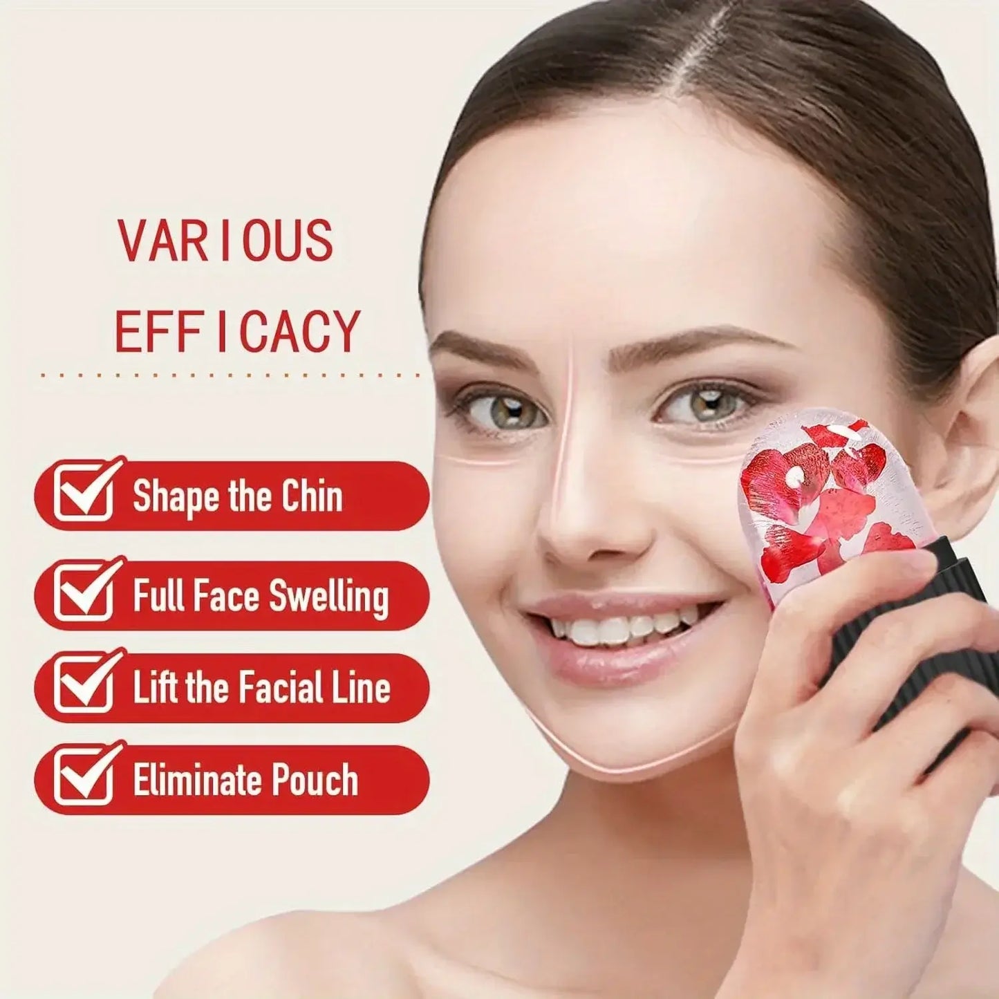 Silicone Ice Cube Trays Beauty Lifting Ice Ball Face Massager Contouring Eye Roller Facial Treatment Reduce Acne Skin Care Tool