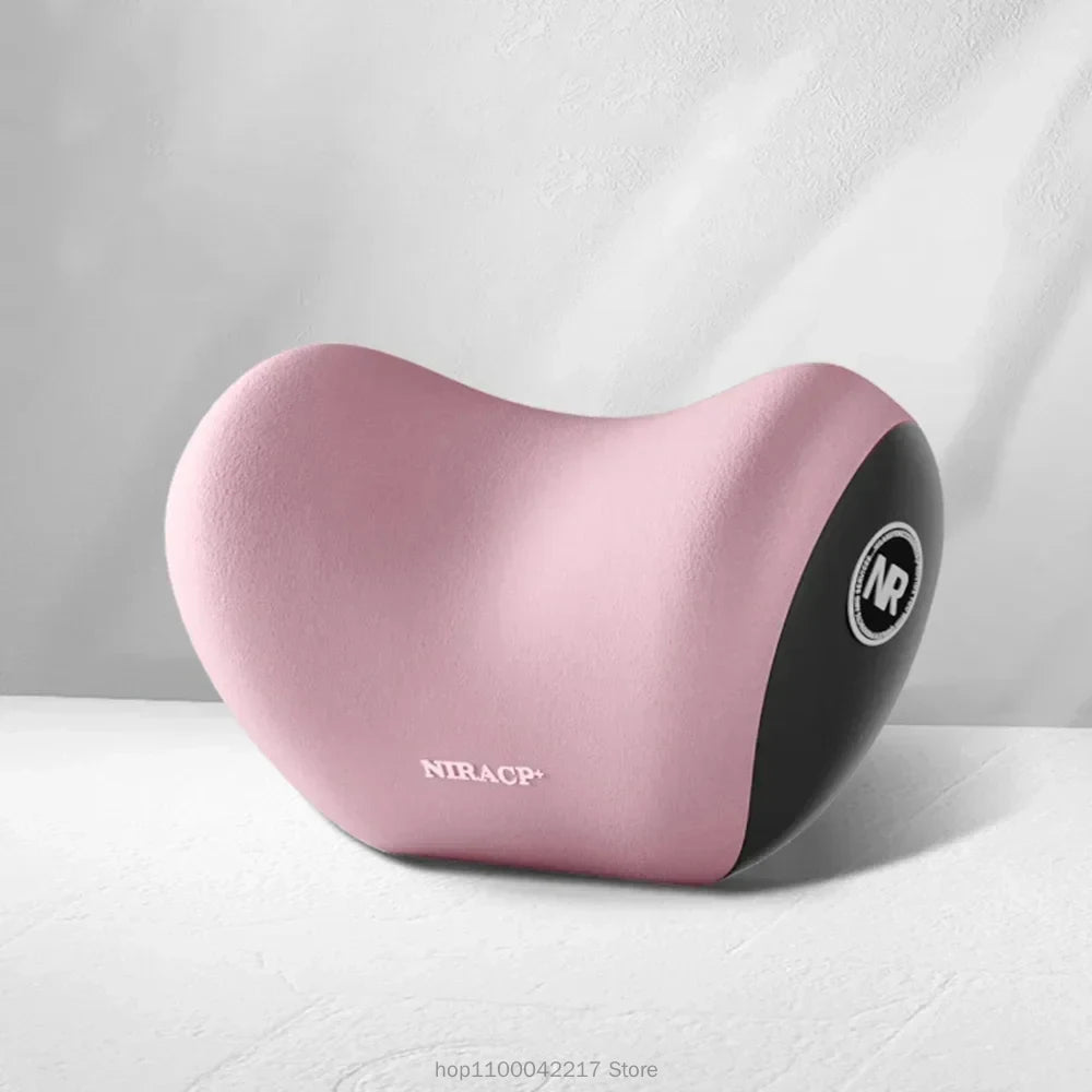 Car Seat Neck Pillow Adjustable Lumbar Support Headrest Waist lumbar Cushion Car Seat Memory Foam Car Travel Interior Accessorie