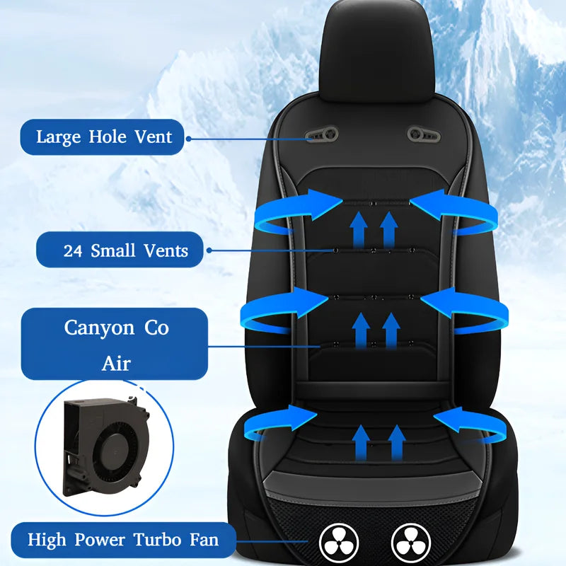 12/24v Ventilation Massage Seat Cushion Moisture Wicking Breathable Heat Dissipation And Cooling Massage Seat Mat Summer Car