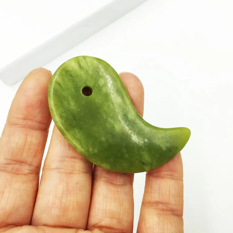 Natural Jade Stone Gua Sha Board SPA Acupuncture Gouache Scraper Massager Skin Beauty Facial Lifting Care Scraping Massage Tools