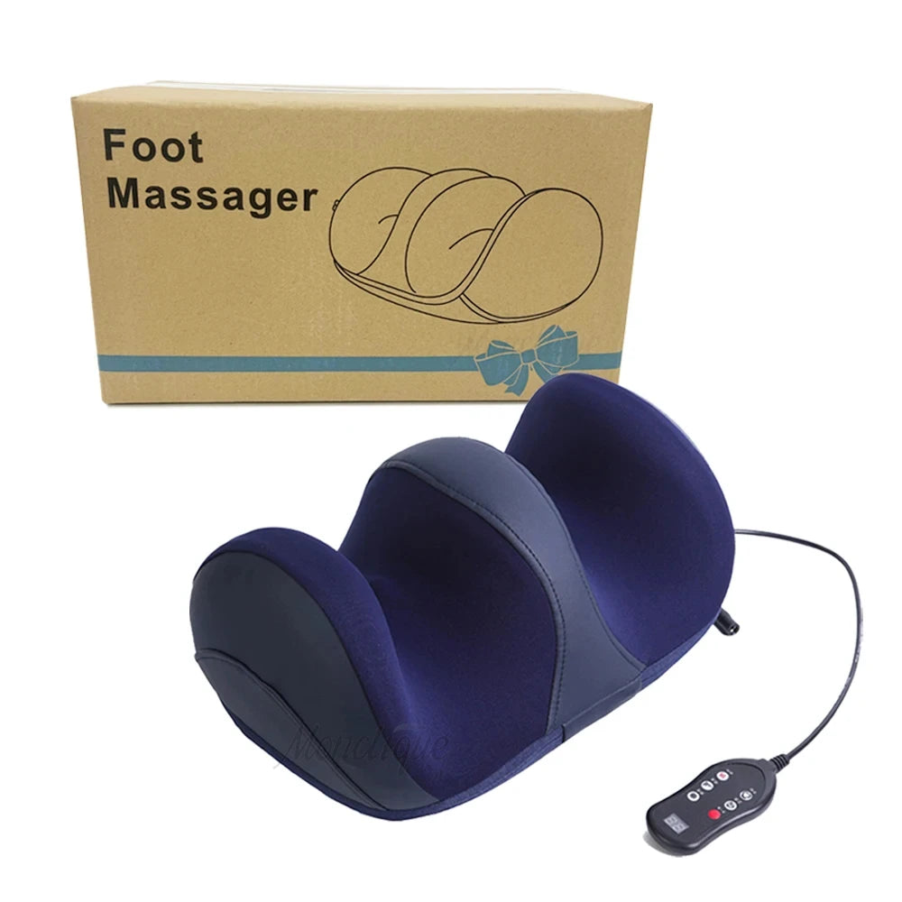 Electric Foot Leg Massager Electrics Heating Therapy Hot Compression Shiatsu Kneading Roller Muscle Calf Relaxation Feet Machine