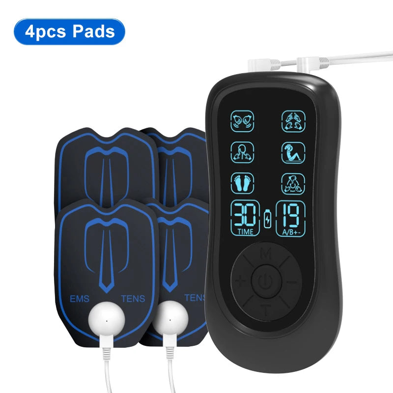 Electric TENS Muscle Stimulator EMS Acupuncture Body Massage Physiotherapy Digital Therapy Slimming Machine Electrostimulator