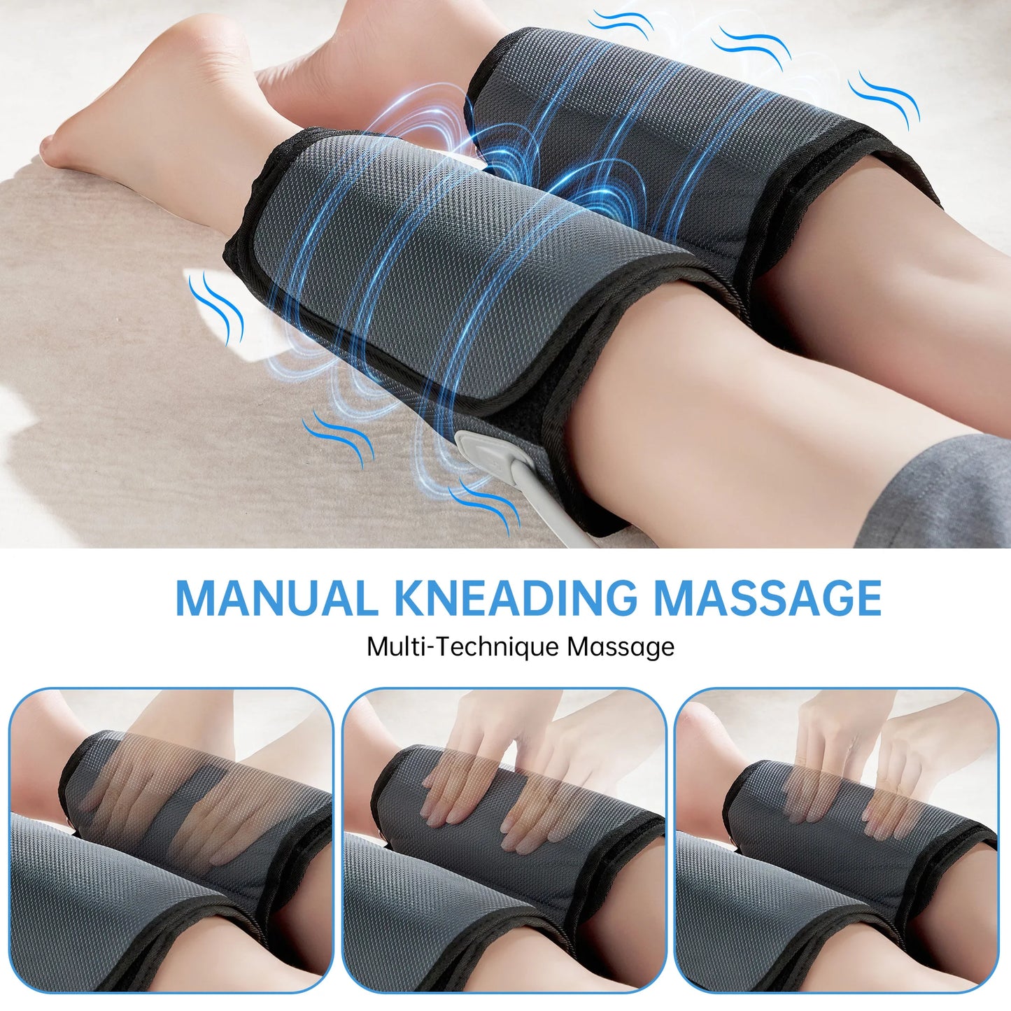 Leg Massager for Circulation Air Compression & Relax for Calf Foot & Arms with Handheld Controller 2 Modes mother's day gifts