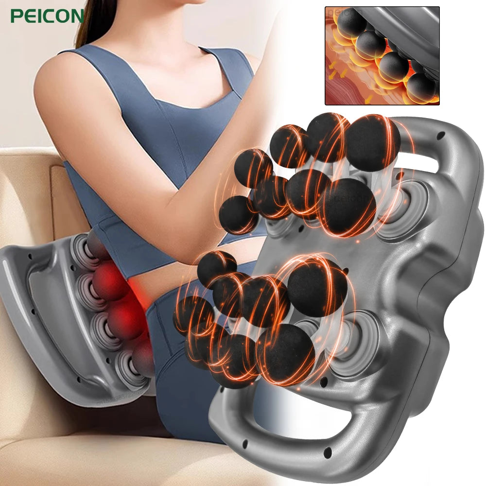 Fascia Gun Muscle Massage Gun Body Shoulder Waist Neck Leg Fascia Gun Deep Tissue Muscle Professional 16 head Massage Machine