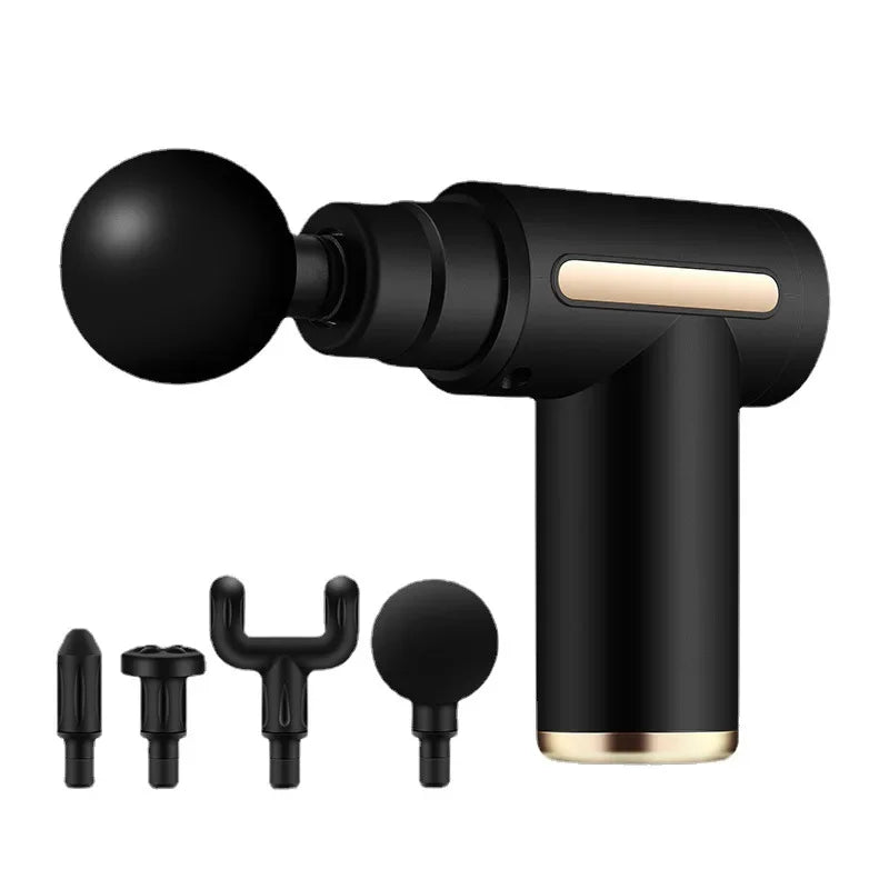 2024Portable Fascia Gun Deep Tissue Mini Massage Gun Lightweight Adjustable Speed Whole Body Massage Equipment Neck Body Massage