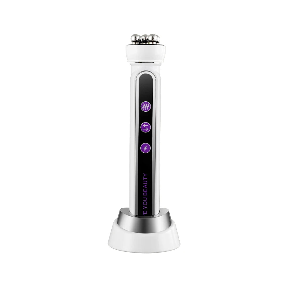 EMS Face Heating Rotator Microcurrent Facial Beauty Machine Skin Rejuvenation Lifting Firming EMS Face Massage