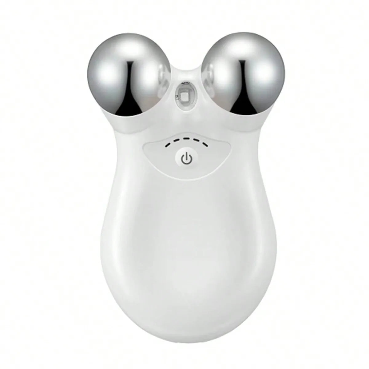 EMS Microcurrent Face Massage Stainless Steel Double Head RF Therapy Massager Skin Lifting Firming Beauty Device