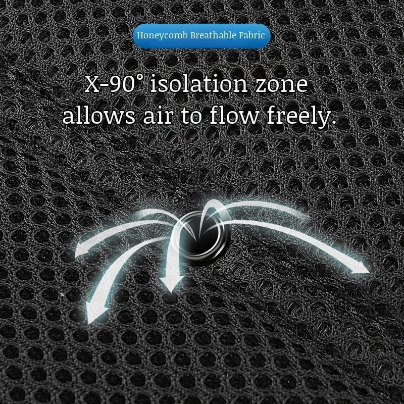 12/24v Ventilation Massage Seat Cushion Moisture Wicking Breathable Heat Dissipation And Cooling Massage Seat Mat Summer Car