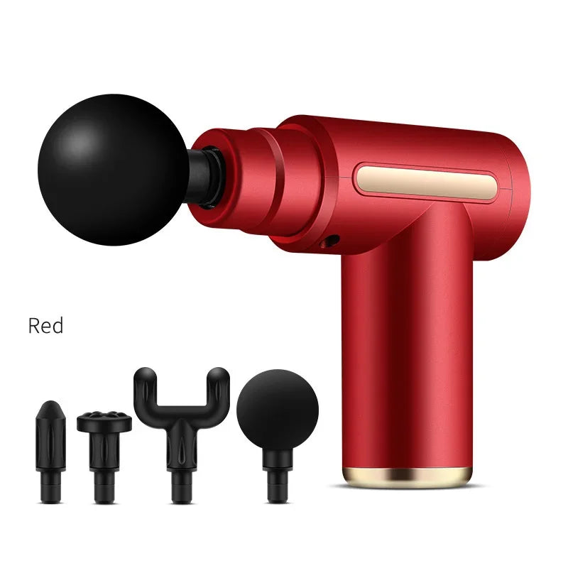 2024Portable Fascia Gun Deep Tissue Mini Massage Gun Lightweight Adjustable Speed Whole Body Massage Equipment Neck Body Massage