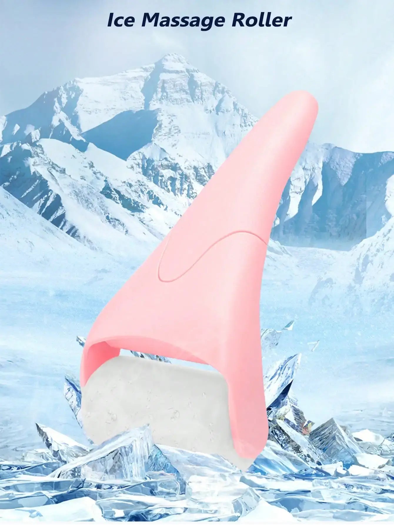 Ice Roller Massager for Face Lifting and Skin Tightening Multi-Body Stress Relief Massage Tool for Women Beauty and Skin Care